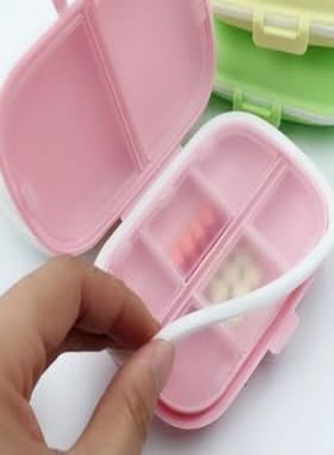 PentaDeco Daily Medicine Organizer Box | 8 Compartment High-Capacity Pill Case | Secure Storage for Home & Travel | Heavy Duty Tablet Dispenser - Image 2